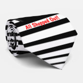 サンタペンおもしろいギンが買い物に出パーソナライズされたた ネクタイ (ロール)