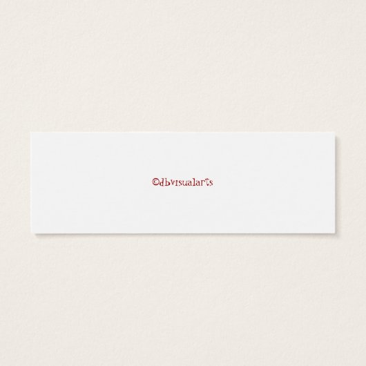 サンタペンギンギフトラベル (裏面)