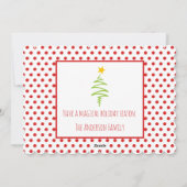 サンタペンギントナカイシロクマクリスマスカード シーズンカード (裏面)