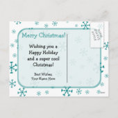 サンタペンギン北極クリスマスポストカード シーズンポストカード (裏面)