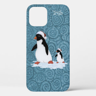 サンタペンギンiPhone 12ケース iPhone 12ケース