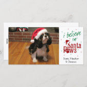 サンタペ信じースに居る シーズンカード (正面/裏面)