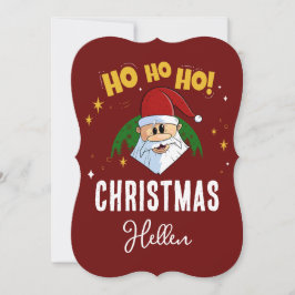 サンタホおもしろいホホホホクリスマスウィズ シーズンカード