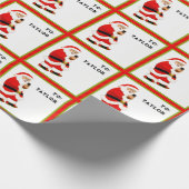 サンタホおもしろいン自撮り ラッピングペーパー (角)