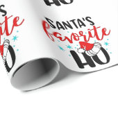サンタホお気に入りのクリスマスおもしろいクリスマス ラッピングペーパー (ロールコーナー)