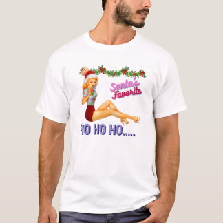 サンタホお気に入りのホホニースいけなダーティージョーク Tシャツ