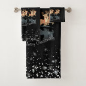 サンタホを待ってる！ホー！ホー！ウィンターホリデー バスタオルセット (インサイチュ)