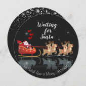 サンタホを待ってる！ホー！ホー！冬休み シーズンカード (正面/裏面)