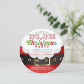 サンタホホホクリスマスニューイヤーパーティの招待状 招待状 (スタンド正面)