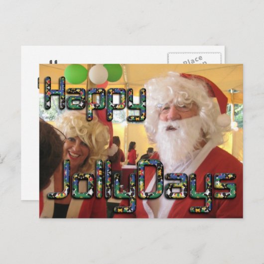 サンタホホホホハッピージョリデイズ シーズンポストカード (正面/裏面)