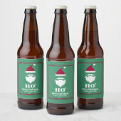 サンタホホホホホホホリデイ ビールラベル (ボトル)