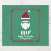 サンタホホホホホホホリデイ ビールラベル (シングルラベル)