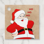 サンタホホホホホメッセージカード フェイバータグ (正面)