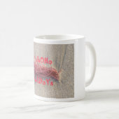 サンタホホホホホメリークリスマスビーチ色 コーヒーマグカップ (正面右)