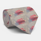 サンタホホホホホメリークリスマスビーチ色 ネクタイ (ロール)