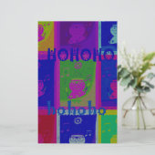 サンタホホーポップ・アートのアートカラー 便箋 (スタンド正面)