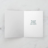 サンタホリデーツリーヴィンテージクリスマスカード シーズンカード (内部)