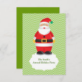 サンタホリデーパーティ招待状 招待状 (正面/裏面)