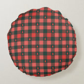 サンタホリデー ラウンドクッション (裏面)