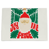 サンタホリデー ラージペーパーバッグ (正面)