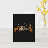 サンタホースクリスマスツリーライト カード (黄色い花)