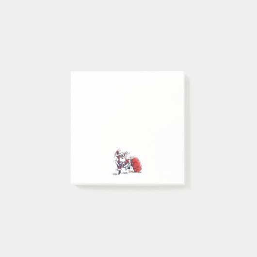 サンタホ怒ットのノートパッド ポストイット (正面)