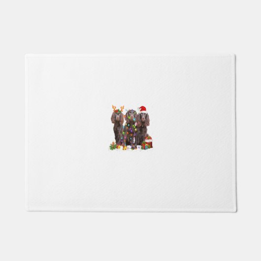 サンタボイキンスパニエル犬ドッグゴージャスなトナディアクリスム ドアマット (正面)