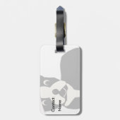 サンタボストン ラゲッジタグ (裏面縦)