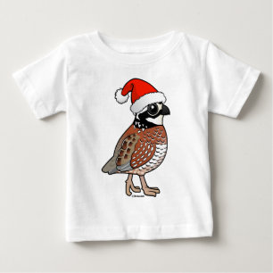 サンタボブホワイト ベビーTシャツ