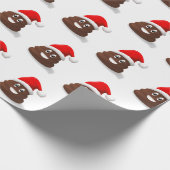 サンタポーエモジギフトラッピング紙 ラッピングペーパー (角)