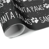 サンタポーズクリスマスポープリント ラッピングペーパー (ロールコーナー)