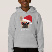 サンタポーズクリスマスライトファウブルドフランスのッグ (正面)