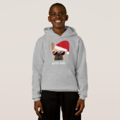 サンタポーズクリスマスライトファウブルドフランスのッグ (正面フル)