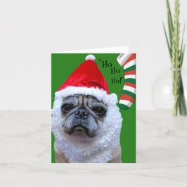 サンタポーズプおもしろいグクリスマス/ホリデーカード シーズンカード