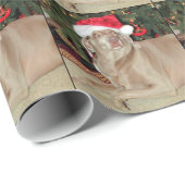 サンタポーズワイマラナースタイル – ラッピング紙 ラッピングペーパー (ロールコーナー)