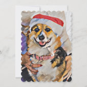 サンタポーズ来は町に行く 招待状 (正面)