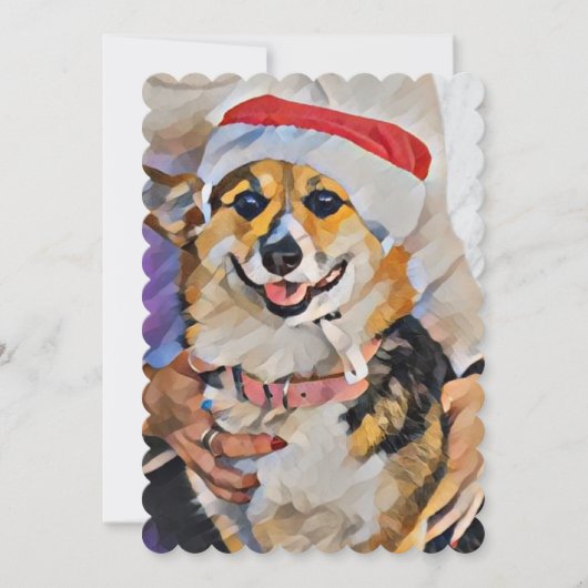 サンタポーズ来は町に行く 招待状 (正面)