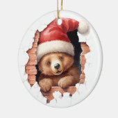 サンタポーズ セラミックオーナメント (左)