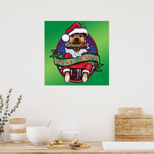 サンタポーズ ポスター (キッチン)