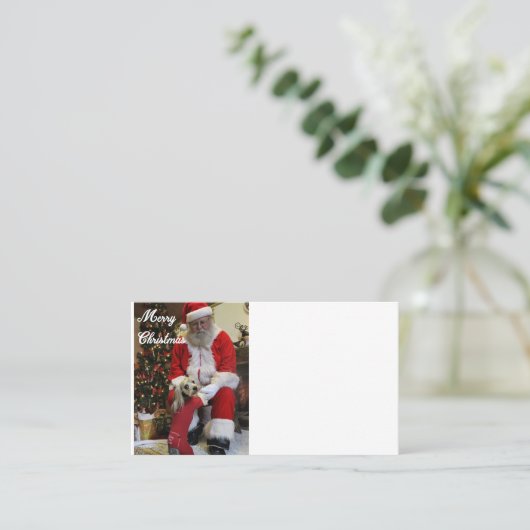 サンタポーズ 名刺 (スタンド正面)