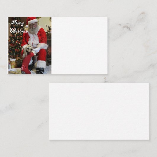 サンタポーズ 名刺 (正面/裏面)