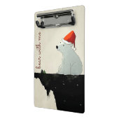 サンタポーラベアクリスマス ミニクリップボード (アングル2)