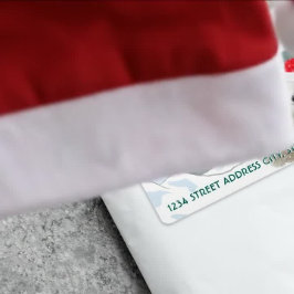 サンタポーラベア |カスタム差出人住所ラベル ラベル