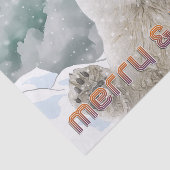 サンタポーラベア |クリスマスの発行紙 薄葉紙 (詳細)