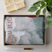 サンタポーラベア |クリスマスの発行紙 薄葉紙 (ギフト)