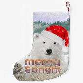 サンタポーラベア |クリスマスストッキング スモールクリスマスストッキング (裏面)