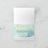 サンタポーラベア |クリスマスホリデーのグリーティングカード シーズンカード (内部)