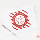 サンタポールクリスマスからの特別な配達 スクエアシール (封筒)