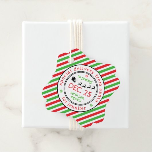 サンタポールクリスマスからの特別な配達 フェイバータグ (インサイチュ)