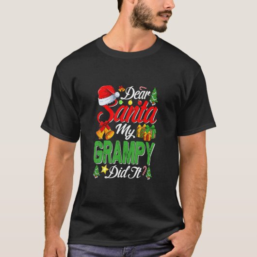 サンタマイ親愛グラピーそれがクリスマスクリスマス家族 Tシャツ (正面)